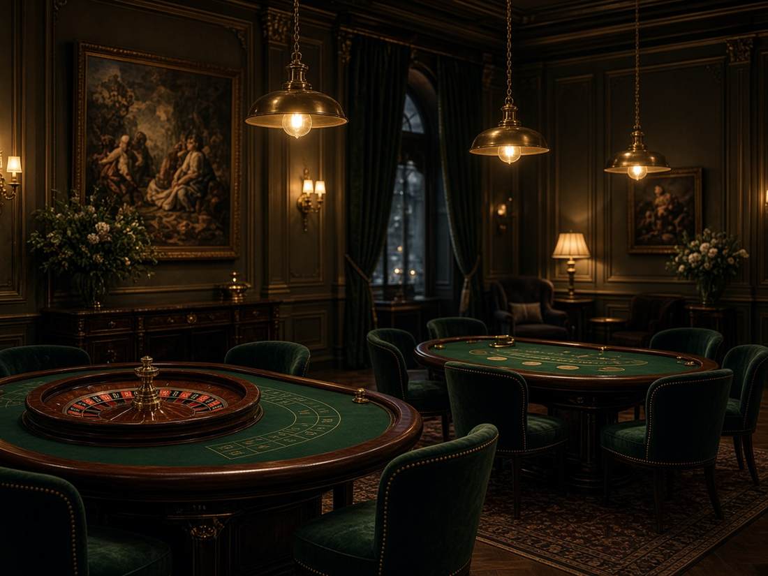 Salon de jeux de TapasVille Bistro avec table de roulette